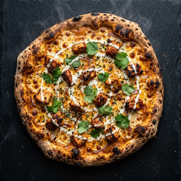 Butter Chicken Pizza
